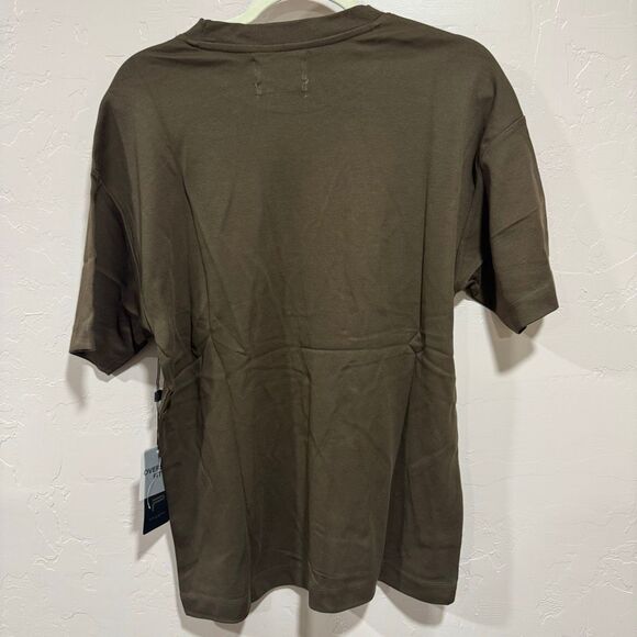 Public Supply Men’s Oversized Fit Tee Chocolate Brown - Picture 2 of 6